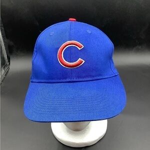 Chicago Cubs MLB OC Sports Hat Cap Royal Blue Red C Team Logo Adjustable